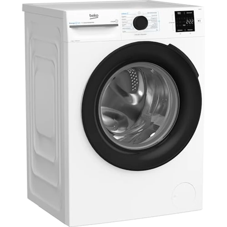 Beko BM3WFU3941X, 9 kg Waschmaschine mit Invertermotor, Nachlegefunktion und Energieeffizienzklasse A, weiß – Bild 1