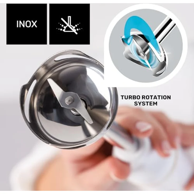 Taurus ROBOT 1000 PLUX, Stabmixer Handrührgerät mit steckbarem Design – Bild 3