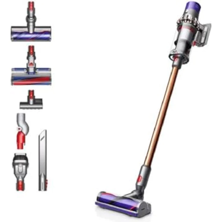 DYSON Akku-Hand-und Stielstaubsauger V10 Absolute, 525 W, Beutellos - Hohe Saugkraft, hygienische Behälterentleerung, umfangreiches Zubehör – Bild 3