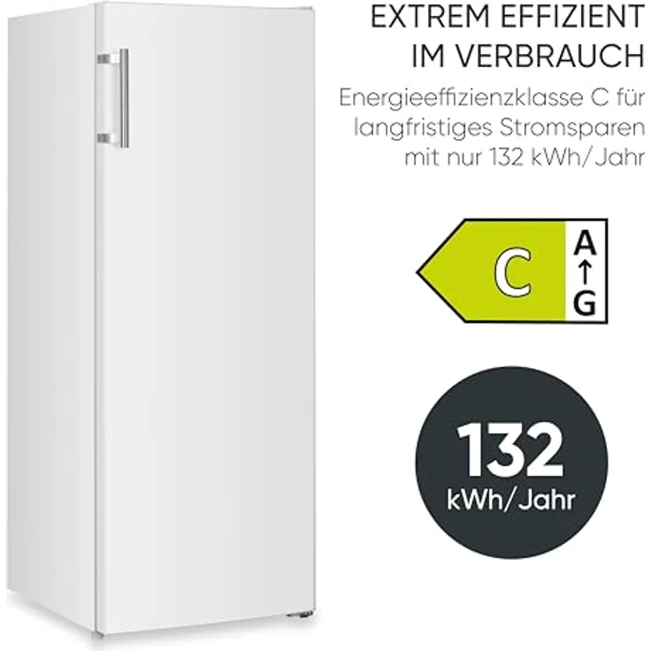 SEVERIN GS 8868 Gefrierschrank No Frost, 161 Liter, Energieeffizienzklasse C, elektronische Steuerung, schnellgefrierfunktion – Bild 4
