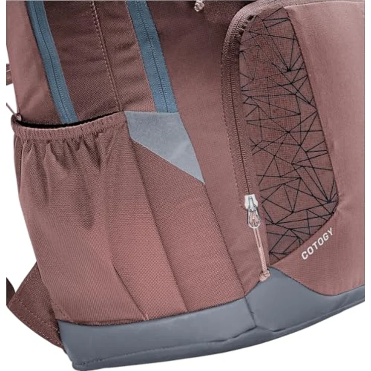Deuter Cotogy, Freizeitrucksack für Schule und Freizeit, ergonomisch mit 100% recyceltem PET, ashrose-ink – Bild 10