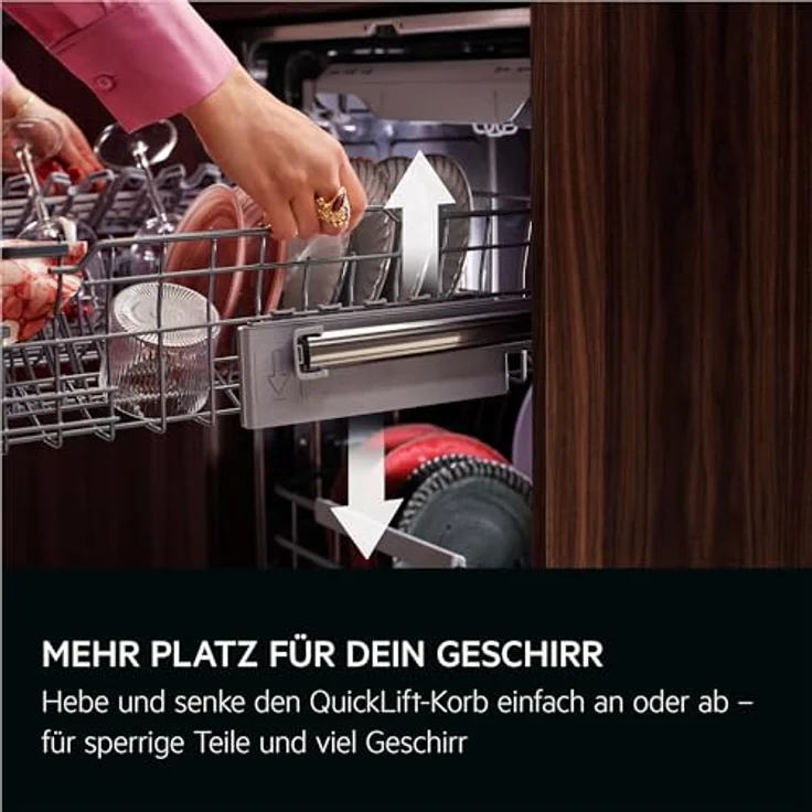 AEG GT9200X2SCM Serie 9000, teilintegrierter 60cm Einbaugeschirrspüler mit AEG App und Besteckschublade, Energieeffizienzklasse A – Bild 18
