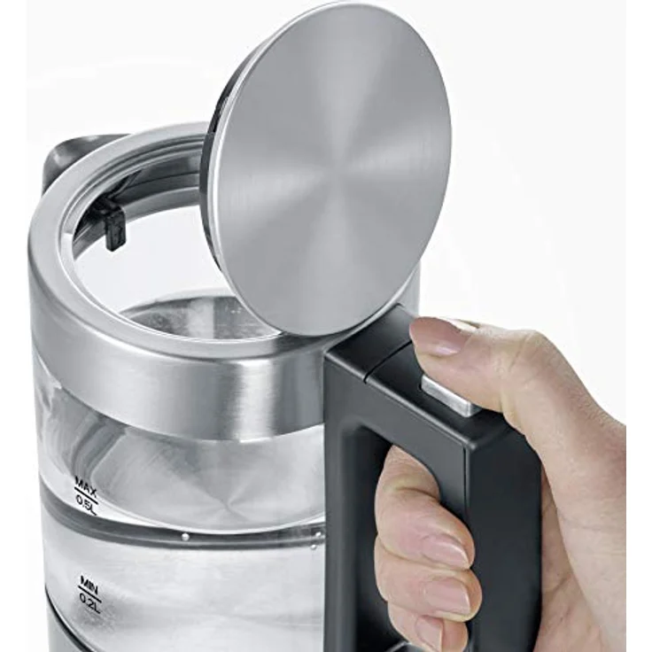 SEVERIN WK 3472 Mini Glas-Wasserkocher, hochwertig und komfortabel, 0,5 Liter, 1.100 Watt, 100% BPA-frei – Bild 6
