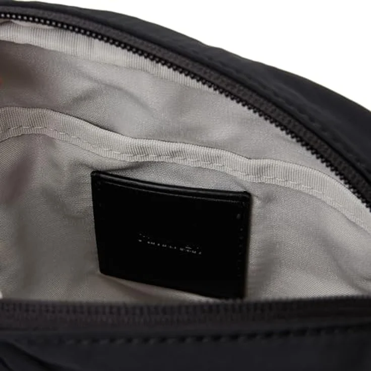 Calvin Klein Jeans CKJ GRAPHIC CK REPORTER, Herren Umhängetasche aus Polyester, schwarz-beige, mit Logo-Schriftzug, verstellbarem Schulterriemen und Reißverschluss – Bild 3