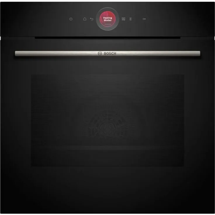 Bosch HBA7741B1 Einbaubackofen 71l, 60cm, A+, schwarz, Pyrolyse, TFT-Touchscreen, Home Connect, 14 Garmodi