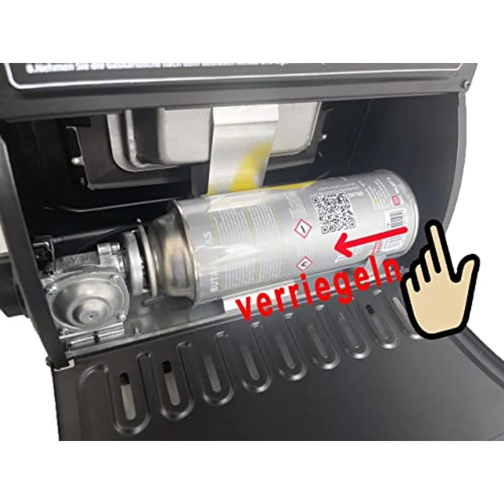 PHönix PH-100 Heizstrahler Gasheizung 1,7 KW Gasstrahler Keramik Camping Heizung Gaskocher + Tasche – Bild 5