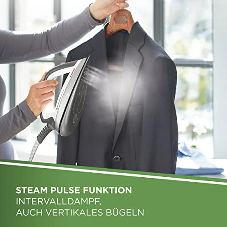 Polti PLEU0247 LA VAPORELLA XT90C Dampfbügelstation mit Heizkessel Aluminiumbügelsohle mit doppelter Keramikbeschichtung 1.4 liters, Grün-Grau – Bild 6