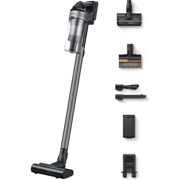 Samsung Cable Jet 75E Pet Staubsauger, 200 W, abnehmbarer Akku, Bürste für Haustiere, 99,999 % Filtersystem, grün – Bild 1
