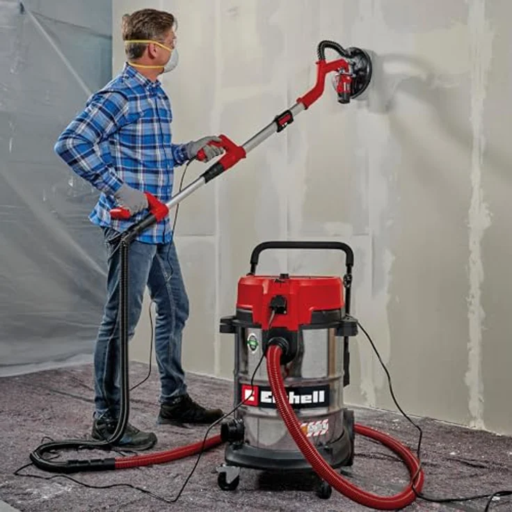 Einhell Nass-Trocken-Sauger TE-VC 5090 SACL, 1300 W mit HEPA-Filter, 50 Liter Edelstahlbehälter und innovativem Filterreinigungssystem – Bild 4