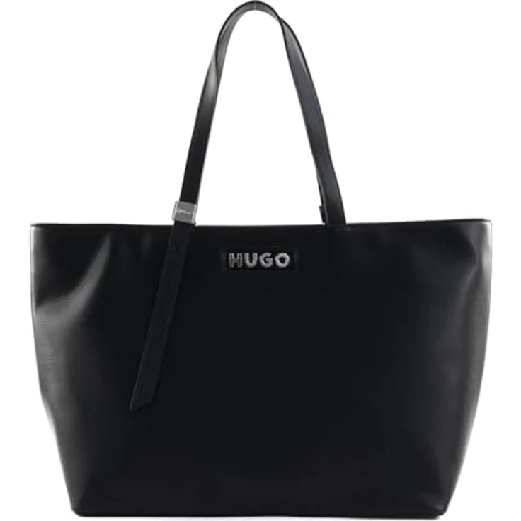 HUGO Shopper Mel 2.0 Tote, große Damen-Umhängetasche aus hochwertigem Lederimitat, 49 cm, mit Reißverschluss-Hauptfach und verstellbarem Tragehenkel – Bild 1