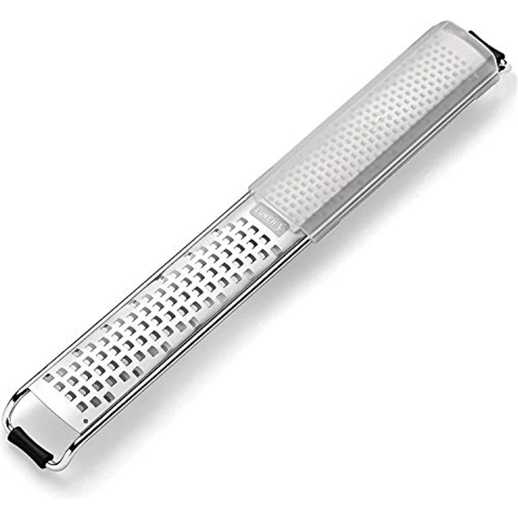 LURCH 220260 Duo-Reibe fein + mittel, 2 Reiben, extra schmal (2,5 x 32 cm) aus Edelstahl – Bild 2