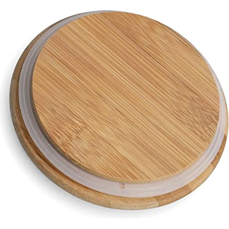 Vorratsdose Steingut Weiß mit Holzdeckel 1500 ml Zeller Present Vorratsdose Steingut Weiß mit Holzdeckel 1500 ml Zeller – Bild 3