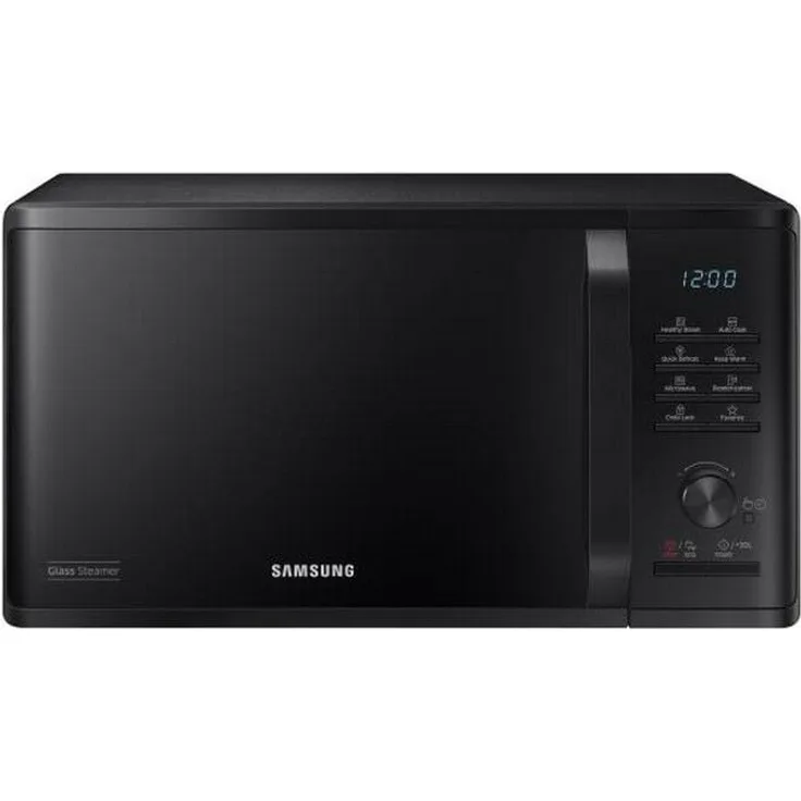 Samsung MS23K3555EK, Solo-Mikrowelle 23l, 800 Watt, 6 Leistungsstufen, Keramikhohlraum, Dampfgarer im Lieferumfang, schwarz