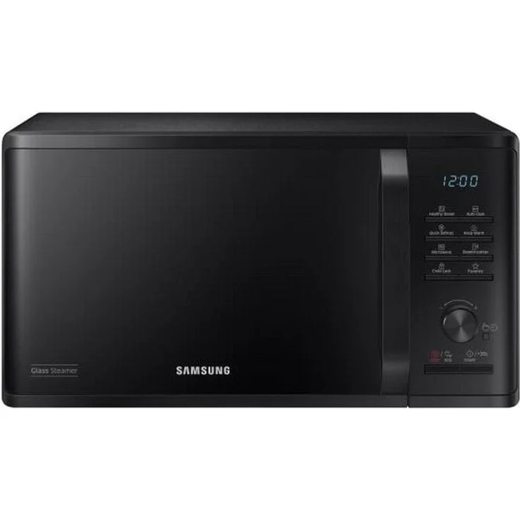 Samsung MS23K3555EK, Solo-Mikrowelle 23l, 800 Watt, 6 Leistungsstufen, Keramikhohlraum, Dampfgarer im Lieferumfang, schwarz