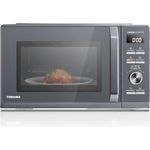 Toshiba MW3-AM25PFI(MG) Solo Mikrowelle 25L, 900W mit Origin-Inverter, Chef-Defrost, 10 Leistungsstufen, 7 Auto-Menüs, Easy Clean, Morandi-Grau