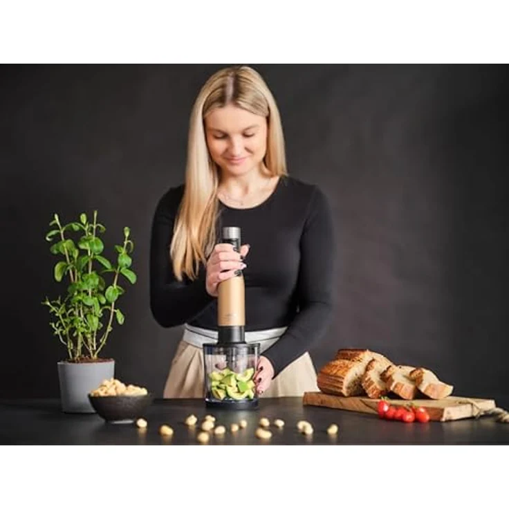 eta Stabmixer ETA321990020, 1000 W mit 9-stufiger Geschwindigkeitsregulierung und Edelstahlmessern, ergonomisches Design – Bild 4