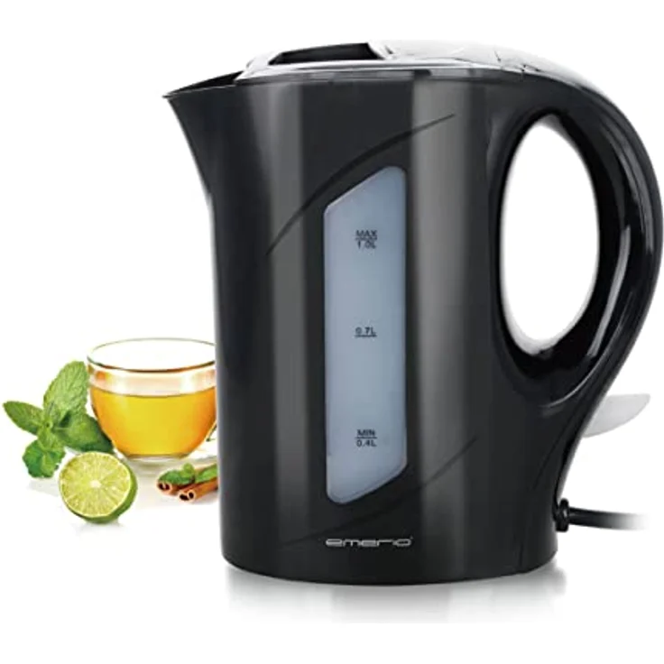 Emerio WK-121616.1 Wasserkocher, 900W, 1L, schwarz – Bild 3