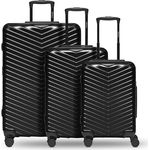 REDOLZ Ultra leicht Hartschalen Koffer-Set 3-teilig | erweiterbar um 3 cm | 4 Doppelrollen & TSA-Schloss (Essentials 18) - Preisvergleich