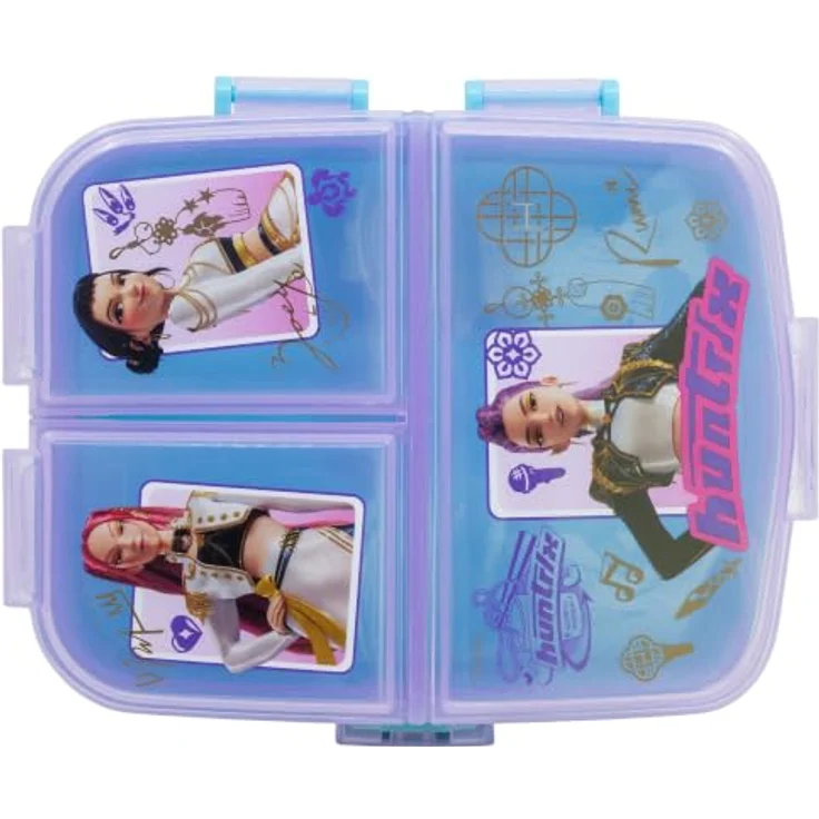 K-Pop Demon Hunters Lunchbox Multiple XL, auslaufsichere Brotdose mit KPop Demon Hunters Motiv, 1944 ml – Bild 5