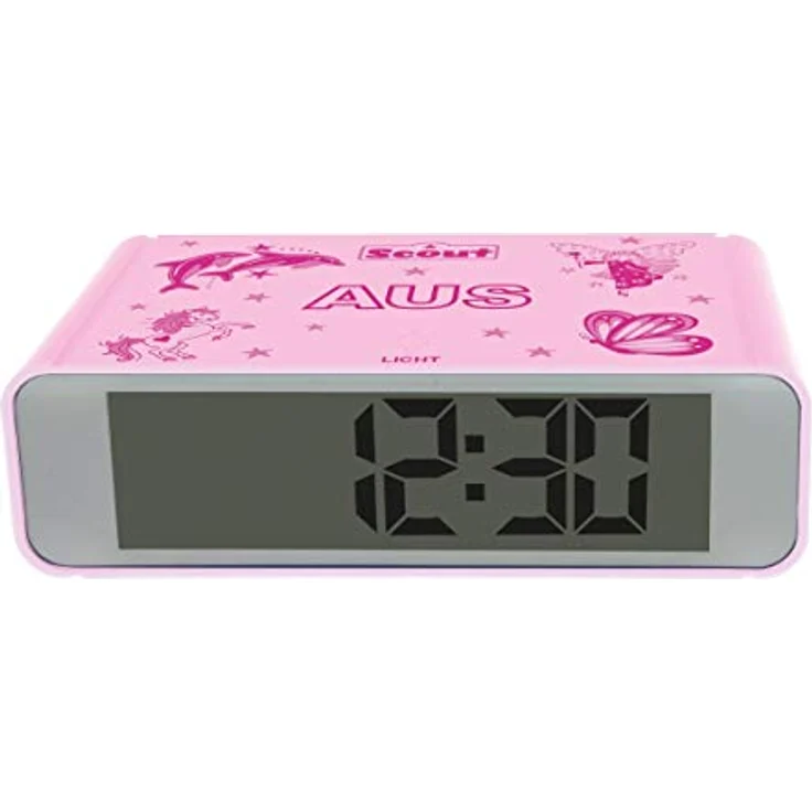 Scout Quarzwecker Digi Clock 280001025, Digitalwecker mit Snooze-Funktion und Dämmerungsschalter, ideales Geschenk für Kinder und Jugendliche – Bild 2