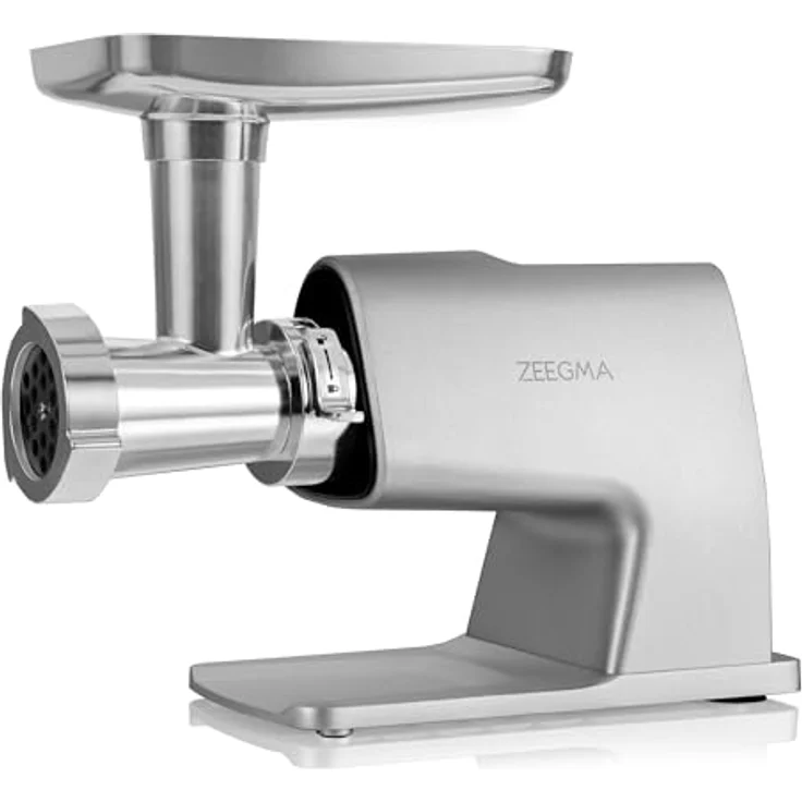Zeegma Fleischwolf MOLEN MASTER 2500 W, 2,5 kg/min, LCD-Display, 3 Aufsätze, Keksform, Metallkonstruktion – Bild 1