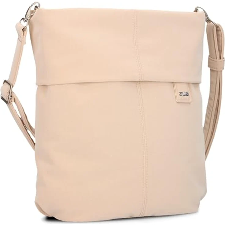 Zwei Mademoiselle.M Schultertasche 31 cm, gelb, 100% Polyurethan, Maße: 31 cm x 13 cm x 32 cm – Bild 1