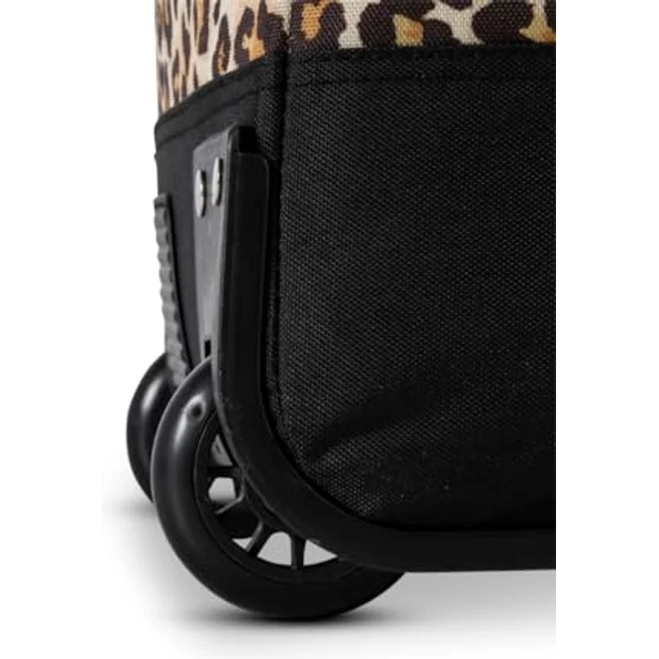 Punta Wheel Einkaufstrolley 50 cm, strapazierfähiges Polyester, Schwarz-Braun mit Reißverschluss und arretierbarem Griff – Bild 4
