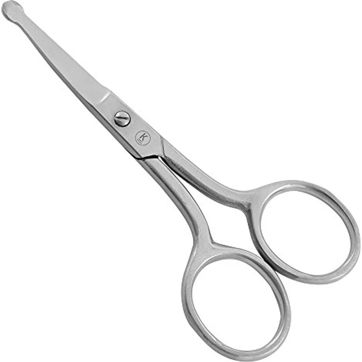 K-Pro Nasenhaarschere Nasenschere Ohrenschere Bartschere Abgerundet 1 Stück – Bild 1