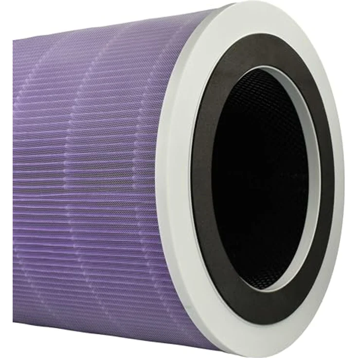 vhbw Luftilter Ersatz für Proscenic A9Mor für Luftreiniger - Kombifilter Vorfilter + HEPA(H13) + Aktivkohle + Silberionenfilter - Carbon-Faser, 30 cm – Bild 5