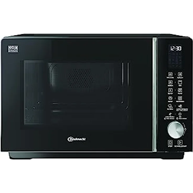 Mikrowelle MF 255 B/Extra Space: Kombi Ohne Drehteller/My Menu/Spezialprogramme/Dampf-Funktion/Dampfgaren incl. Behälter/Heißluft/Quarz Grill/Auto Clean/Autom/Rezepte/25 L – Bild 1