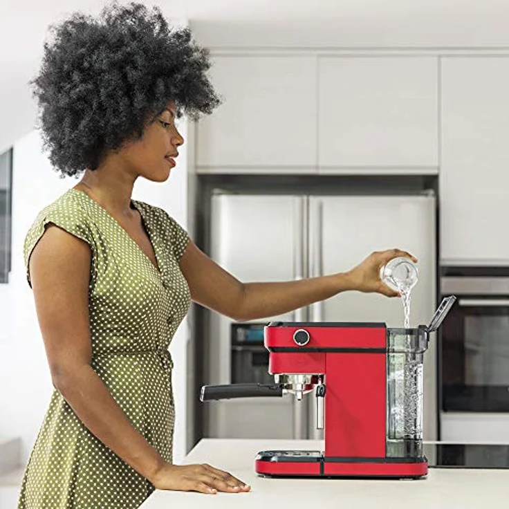 Cecotec Cafelizzia 790 Manuelle Express-Kaffeemaschine, Shiny 1,2 L 20 bar, 1350 W, rot – Bild 4