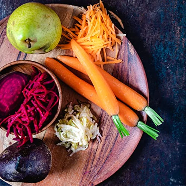 Microplane Feine Julienne-Reibe Edelstahl Schwarz aus der Gourmet Serie für Karotte, Zucchini, Kartoffel, Apfel, Rote Beete und Rettich – Bild 10