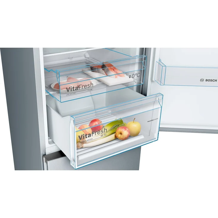 Bosch KGN393IDA Kühl-Gefrierkombination, freistehend, silber, NoFrost, LED, Breite 60 cm – Bild 6