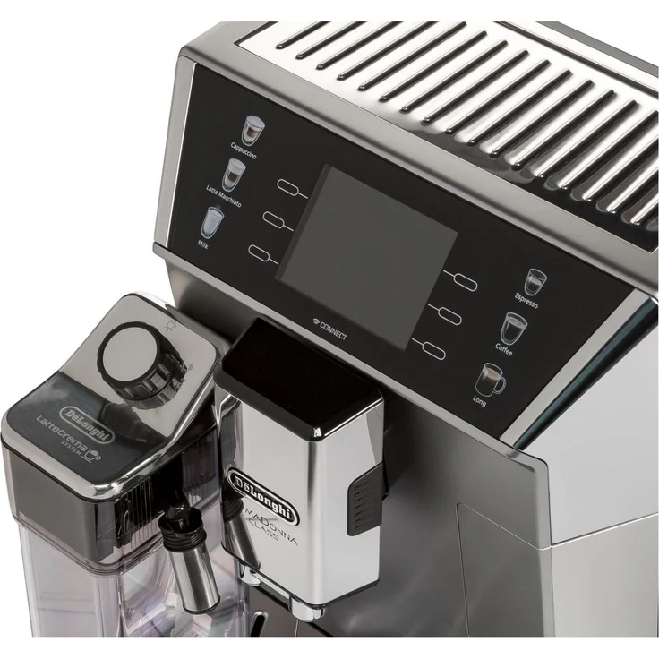 De'Longhi PrimaDonna Class ECAM 550.85.MS Kaffeevollautomat mit Milchsystem und integriertem Mahlwerk, Cappuccino und Espresso auf Knopfdruck, 3,5 Zoll TFT Farbdisplay und App-Steuerung, silber – Bild 3