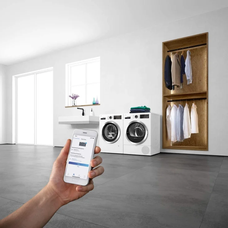 Bosch WTX87M20, Wärmepumpentrockner, A++, Fassungsvermögen 8 kg, Standgerät, Breite 59,8 cm, Display, Wäschetrockner mit Automatik – Bild 10