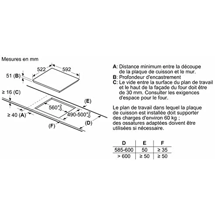 Bosch PKF611BB8E 6600W Induktionskochfeld, Einbaugerät, Breite 60 cm, 4 Kochstellen, schwarz – Bild 6