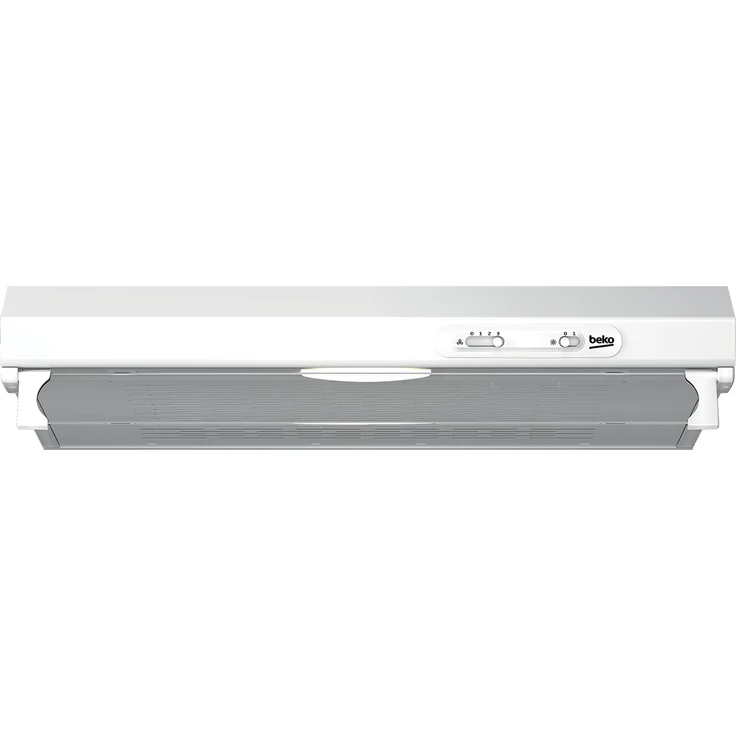 Beko Unterbauhaube CFB 6310 W, Dunstabzugshaube mit 280 m³/h, weiß, 3 Drehzahlen, Energieeffizienzklasse D
