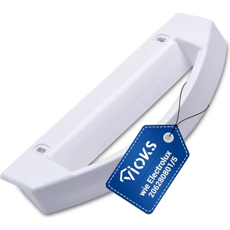 VIOKS Kühlschrank Griff Ersatz 2062808015, weiß, Türgriff für AEG Electrolux & Quelle, einfache Montage, hohe Qualität