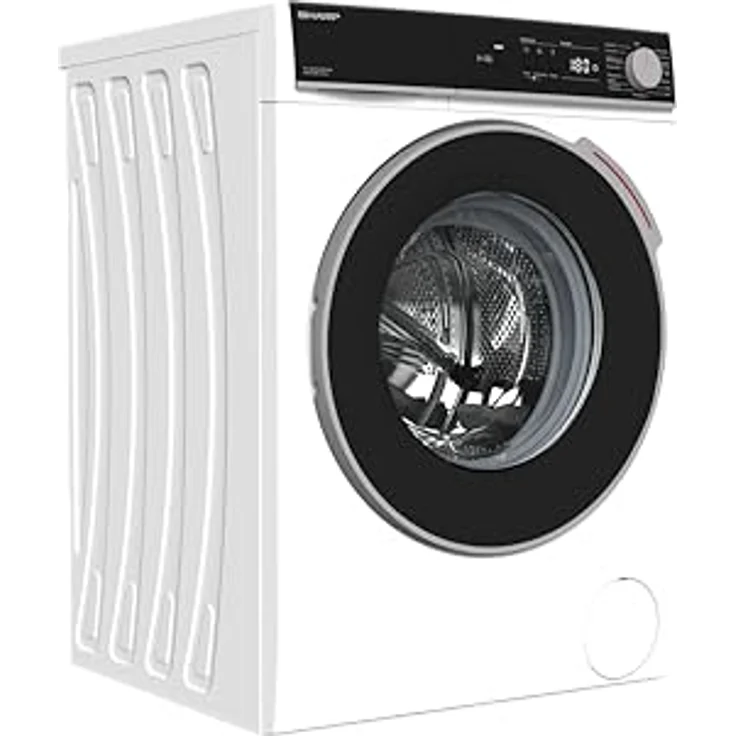 SHARP ES-NFA816BW1NA-DE Waschmaschine Frontlader, 8kg, 1600U/min, 15 Programme inkl. 12 Min. Kurzprogr., Allergiker-Programm, AquaStop, Weiß – Bild 2