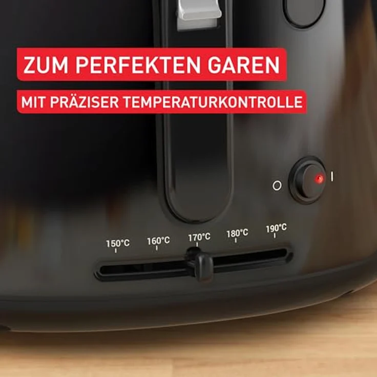 Tefal Fritteuse Vision FF2528, 1,2kg Fassungsvermögen, bis zu 4 Portionen, 1900 W, extragroßes Sichtfenster, einfache Reinigung – Bild 5