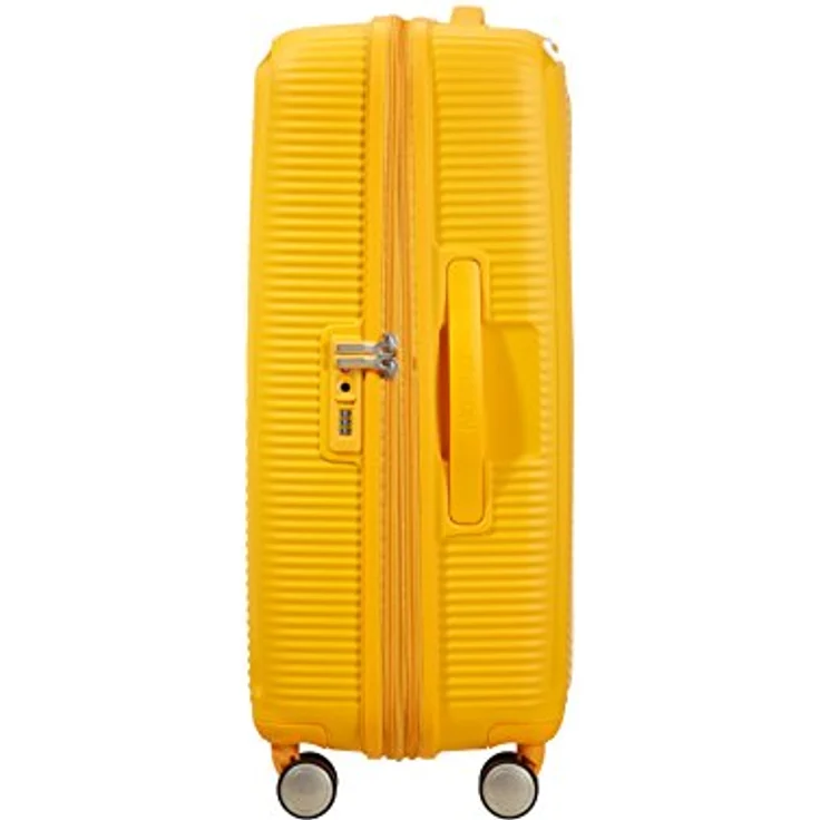 American Tourister Soundbox - Spinner M Erweiterbar Koffer, 67 cm, 81 L, Gelb (Golden Yellow) – Bild 3