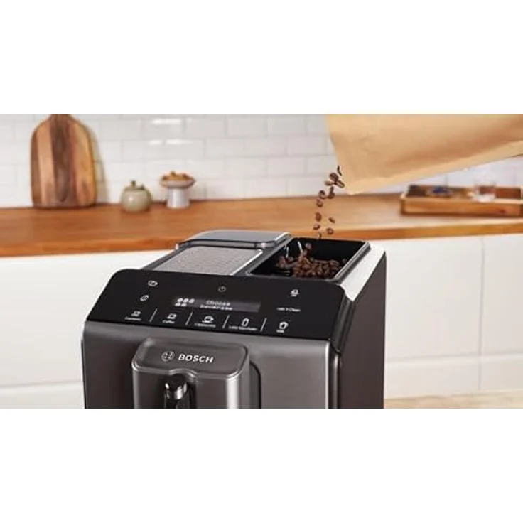 Bosch Hausgeräte VeroCafe Diamond Kaffeevollautomat, Serie 2, titanium metallic, Easy Select Display, OneTouch-Funktion, Keramikmahlwerk, Aroma Max System – Bild 8