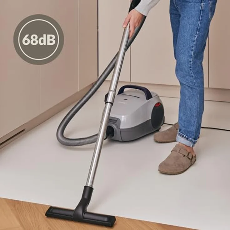 Zeegma Bodenstaubsauger VERRE KLASIK, 800 W, 21.000 Pa Saugleistung, leise (68 dB), 12 m Reichweite, 4 l Beutel, Duftpatrone, mit beutellosem System – Bild 2