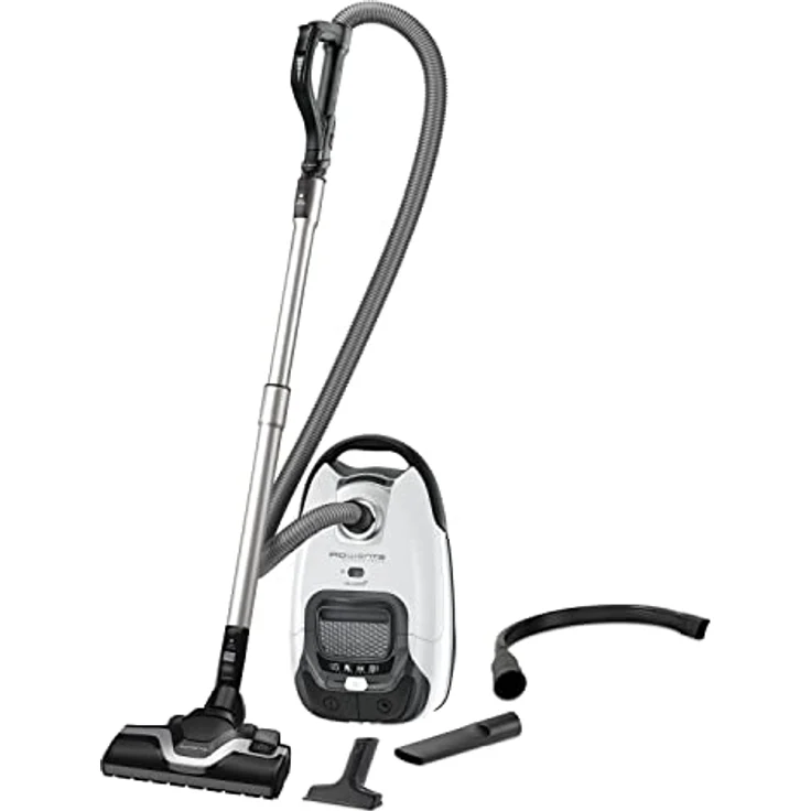Rowenta Silence Force RO7457 Bodenstaubsauger mit Beutel, 400 Watt, 11 m Aktionsradius, weiß – Bild 2