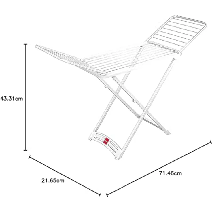 Vileda Solar Wäscheständer aus Kunststoff – Bild 2