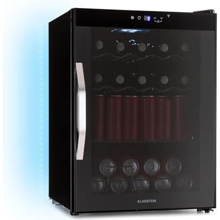 Klarstein Coachella 60, Tischkühlschrank mit 60 Liter Fassungsvermögen, WiFi-Funktion und atmosphärischer LED-Beleuchtung – Bild 1
