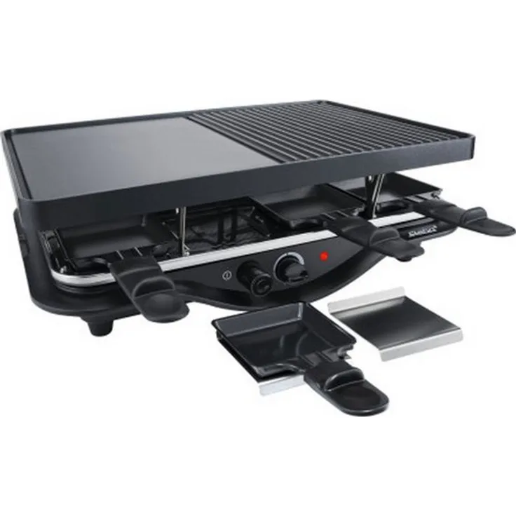 Steba Kontaktgrill RC 11 GUSS, Alu-Druckguss Grillplatte mit Antihaftbeschichtung