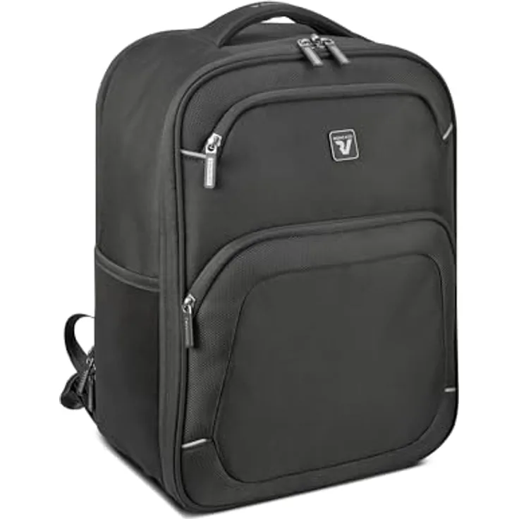 Roncato Gateway Business-Rucksack, 40 cm mit Laptopfach, schwarz, 100% Polyester