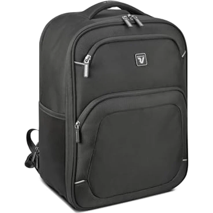 Roncato Gateway Business-Rucksack, 40 cm mit Laptopfach, schwarz, 100% Polyester – Bild 1