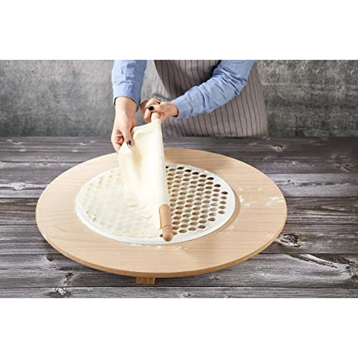 Vip Ahmet Ravioli Teigtaschen Form VP-077, Teigwerkzeug mit 200 Löchern, spülmaschinengeeignet, 40 cm – Bild 3
